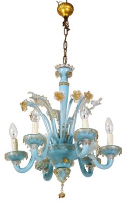 Glass chandelier, - Nábytek