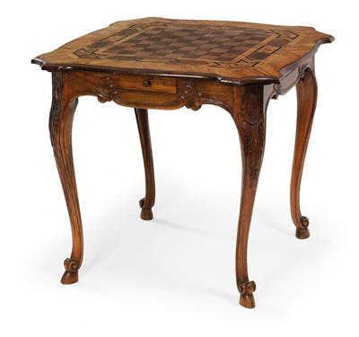 Low Baroque style games table, - Furniture