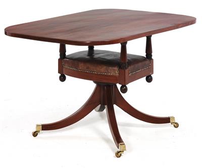 Original combination table and chair, - Furniture