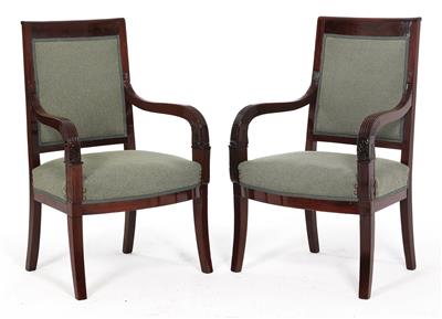 Pair of Fauteuils, - Nábytek