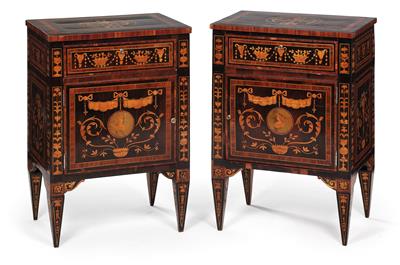 Pair of pier cabinets, - Mobili