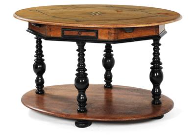 Provincial oval table, - Mobili