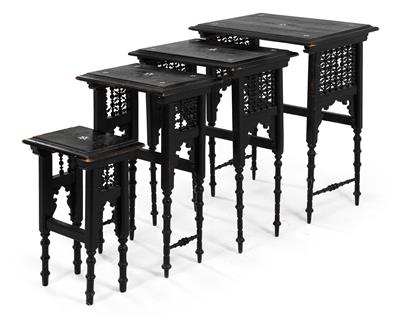 Set of four tables, - Nábytek