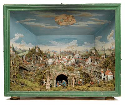 Unusual nativity box, - Rustikální nábytek