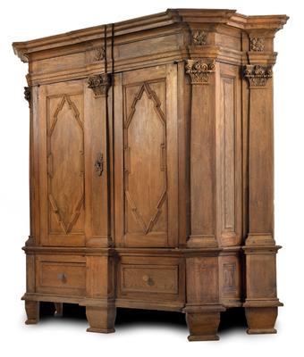 Very large provincial Baroque cabinet, - Mobili rustici