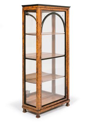 Biedermeier Vitrine, - Nábytek, koberce