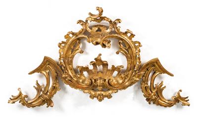 Große Supraporte im florentiner Barockstil, - Möbel und dekorative Kunst