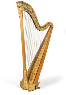 Harfe, - Möbel und dekorative Kunst
