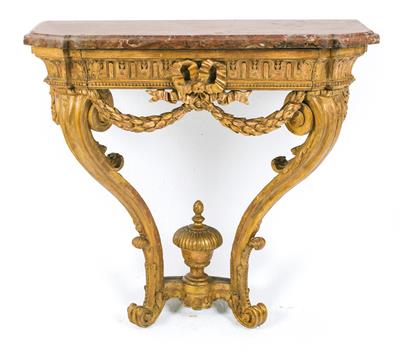 Louis XVI-Wandkonsoltisch, - Möbel und dekorative Kunst