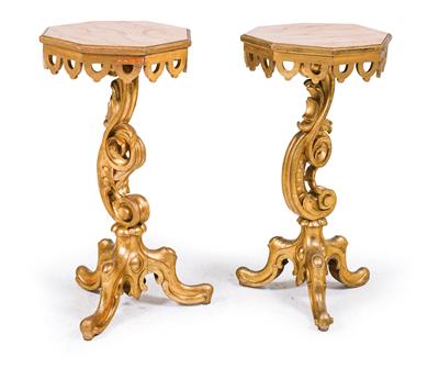 Pair of Neo-Rococo guéridons, - Mobili