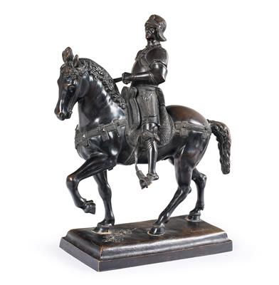 Reiterstatuette, - Möbel und dekorative Kunst