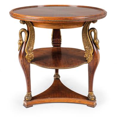 Round Neo-Classical revival salon table, - Mobili