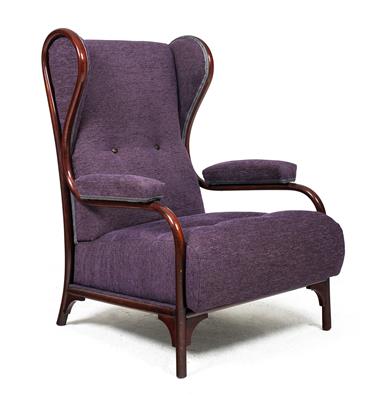 Jugendstil Ohrenfauteuil, - Möbel und dekorative Kunst