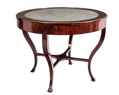 Round Neo-Classical salon table, - Furniture