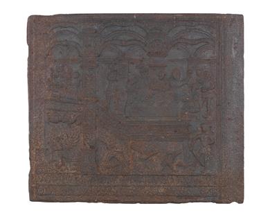 Renaissance- Kaminplatte, 16. Jh., - Aus aristokratischem Besitz