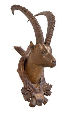 Ibex hunting trophy, - Rustic Furniture