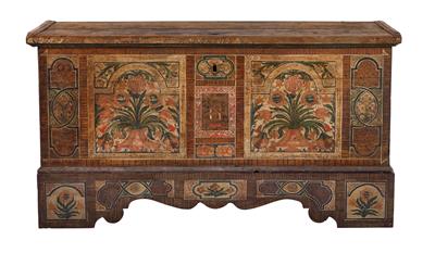 Upper Austrian coffer, - Rustic Furniture