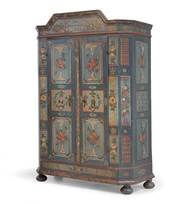 Upper Austrian rustic cabinet, - Rustikální nábytek