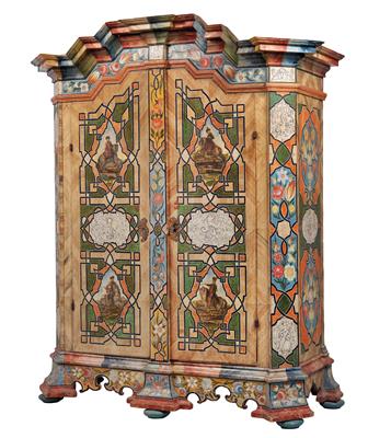 Upper Austrian rustic cabinet, - Rustic Furniture