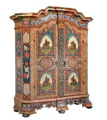 Upper Austrian rustic cabinet, - Rustikální nábytek