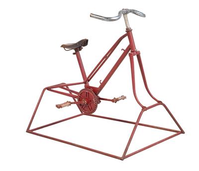 Rare and whimsical model of a child’s exercise bike, - Rustikální nábytek