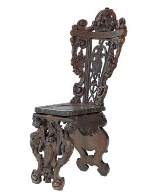 Italian Sgabello chair, - Mobili