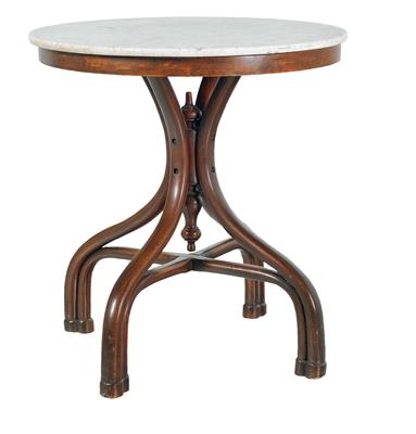 Art Nouveau coffee house table, - Nábytek, koberce