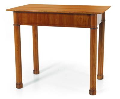 Small rectangular Biedermeier work table, - Mobili