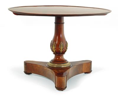 Round Biedermeier table, - Mobili
