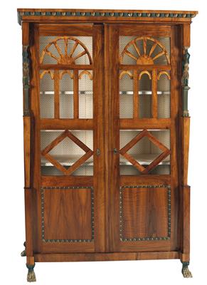 Late Empire bookcase, - Nábytek, koberce