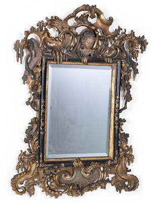 Baroque wall mirror, - Mobili e arti decorative