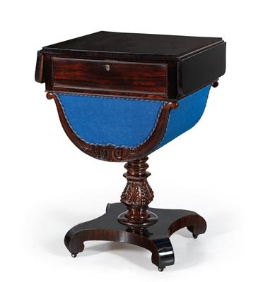 Biedermeier sewing table, - Mobili e arti decorative