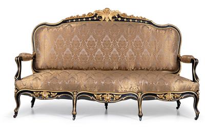 Large Neo-Baroque canapé, - Mobili e arti decorative