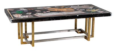 Scagliola table top, - Nábytek, koberce