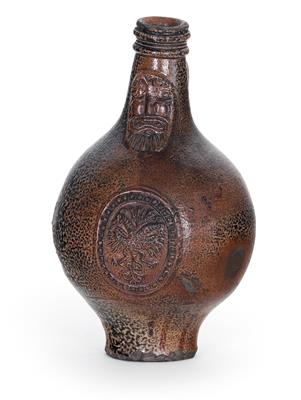 Bartmannskrug tankard, Frechen ca. 1600 - Castle Schwallenbach - Collection Reinhold Hofstätter (1927- 2013)