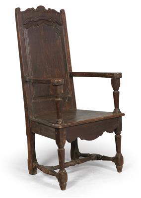 Late Renaissance armchair, - Castle Schwallenbach - Collection Reinhold Hofstätter (1927- 2013)