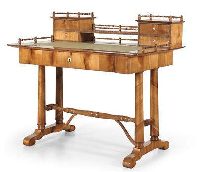 Biedermeier Arbeits- bzw. Schreibtisch, - Möbel und dekorative Kunst