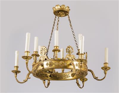 Biedermeier ring shaped chandelier, - Mobili