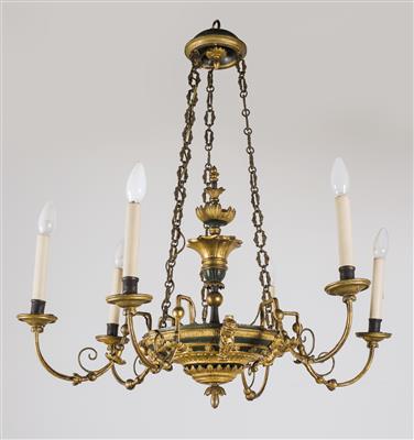 Empire wooden chandelier, - Nábytek, koberce