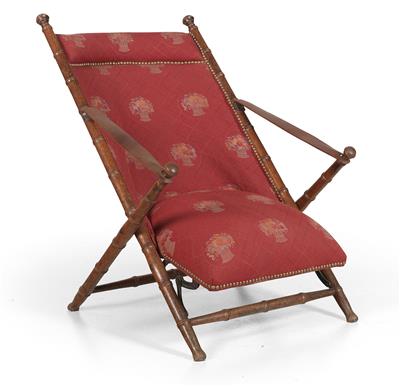 Original model of a fireside folding chair, - Nábytek, koberce