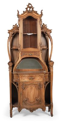 Rare model of a Neo-Rococo salon cabinet, - Nábytek, koberce