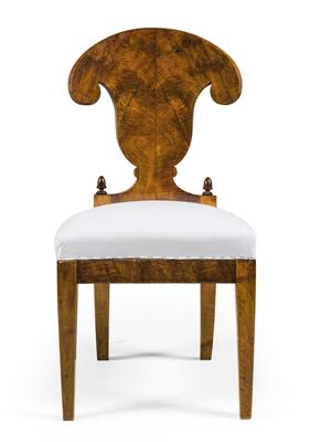 Rare  model of a Biedermeier chair, - Mobili