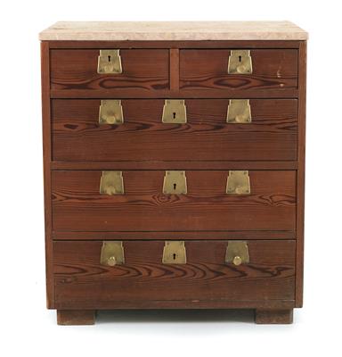 Dainty Art Nouveau chest of drawers, - Mobili
