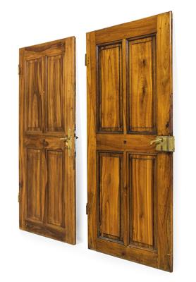 Two slightly different door wings, - Rustic Furniture