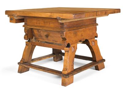 Rustic table or “Jogltisch”, - Rustikální nábytek