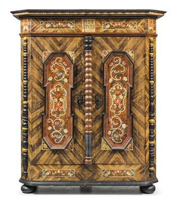 Small Upper Austrian rustic cabinet, - Rustikální nábytek