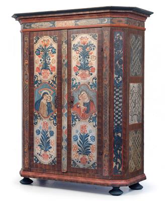 Upper Austrian rustic cabinet, - Mobili rustici