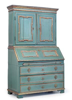 Provincial Neo-Classical bureau cabinet, - Rustic Furniture