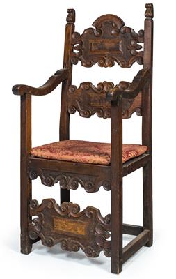 Provincial armchair, - Rustikální nábytek