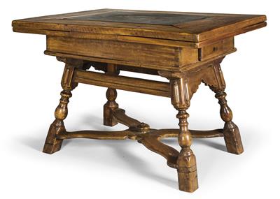 Rare model of a rustic extending table, - Mobili rustici